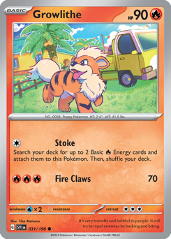 Growlithe card art