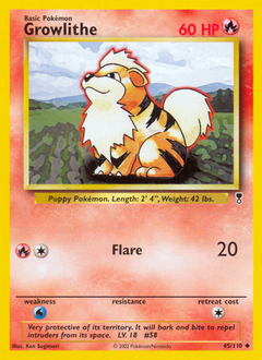 Growlithe card art