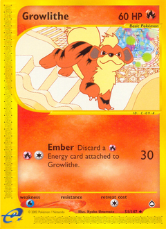 Growlithe card art