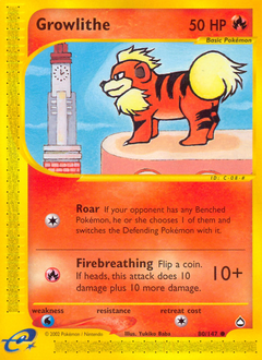 Growlithe card art