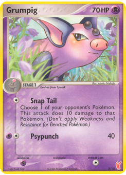 Grumpig card art