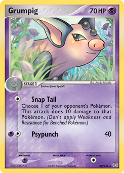 Grumpig card art