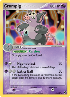 Grumpig card art