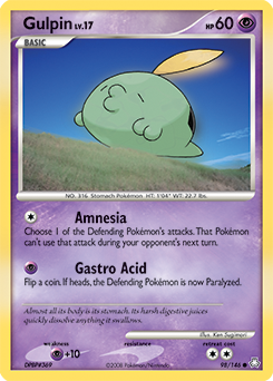 Gulpin card art