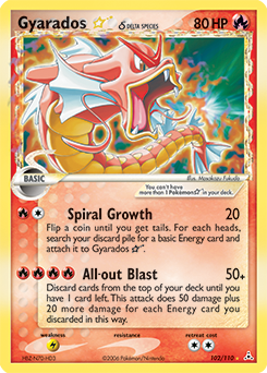 Gyarados ★ δ card art