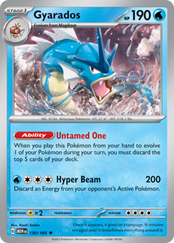 Gyarados card art