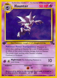 Haunter card art