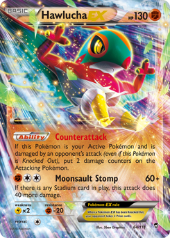 Hawlucha-EX card art