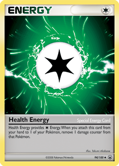 Health Energy card art