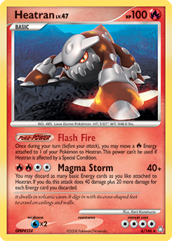 Heatran card art