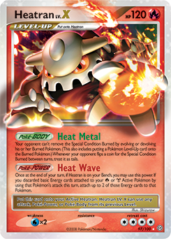 Heatran LV.X card art