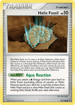 Helix Fossil card art