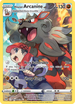 Hisuian Arcanine card art
