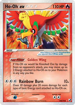 Ho-Oh ex card art