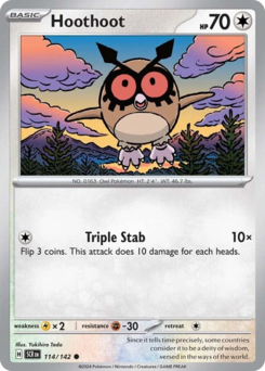 Hoothoot card art