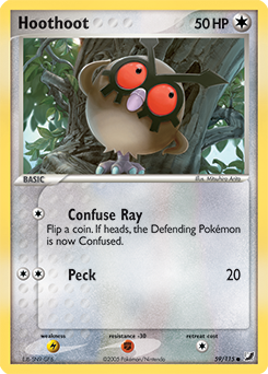 Hoothoot card art