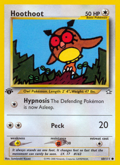 Hoothoot card art