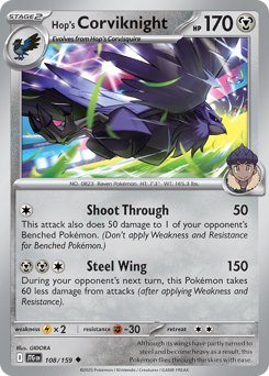 Hop's Corviknight card art