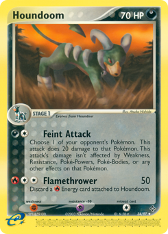 Houndoom card art