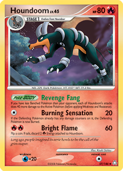 Houndoom card art