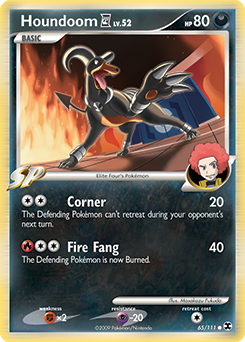 Houndoom E4 card art