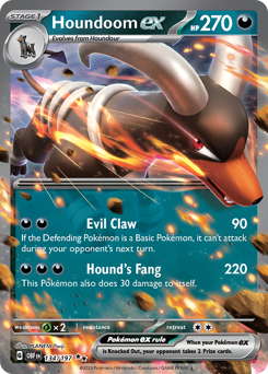 Houndoom ex card art