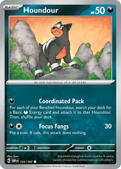 Houndour card art