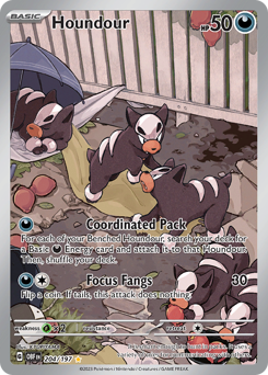 Houndour card art