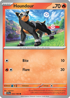 Houndour card art