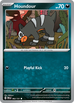 Houndour card art