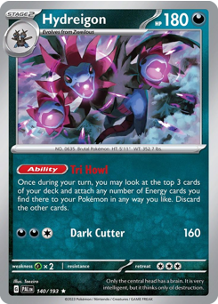Hydreigon card art