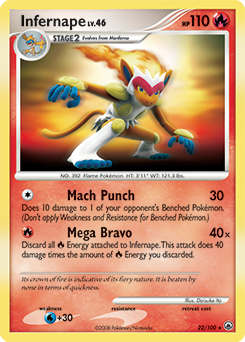 Infernape card art