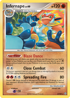 Infernape card art
