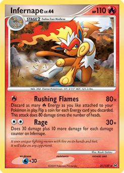Infernape card art