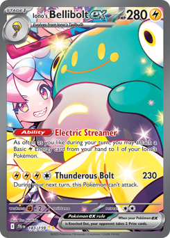 Iono's Bellibolt ex card art