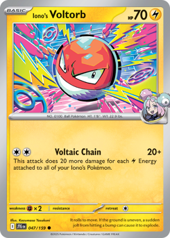 Iono's Voltorb card art