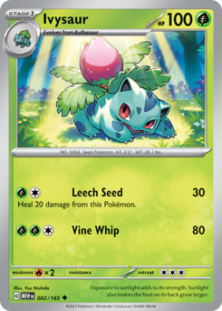 Ivysaur card art