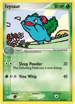Ivysaur card art