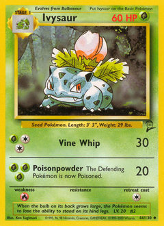 Ivysaur card art