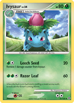 Ivysaur card art