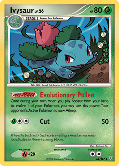 Ivysaur card art