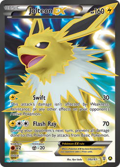 Jolteon-EX card art