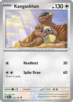 Kangaskhan card art
