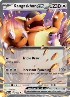 Kangaskhan ex card art