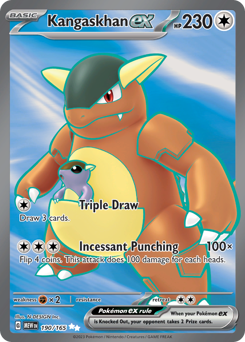 Kangaskhan ex card art