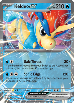 Keldeo ex card art