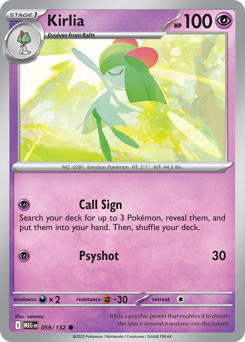 Kirlia card art