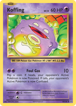 Koffing card art