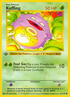Koffing card art