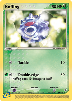Koffing card art